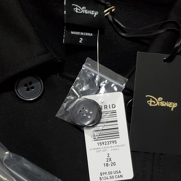 Torrid Disney Minnie Mouse Jacket Peacoat - Picture 13 of 14